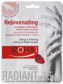 Guantes tratamiento intensivo lifting antimanchas manos y uñas ROSAS - Iroha Nature