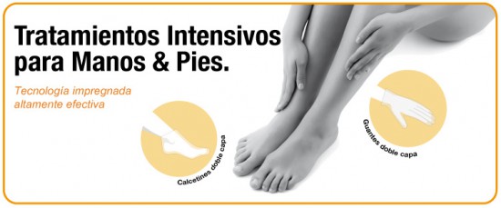 Tratamientos intensivos para manos y pies